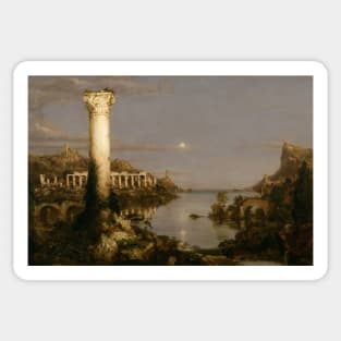 Desolation from The Course of Empire by Thomas Cole Sticker